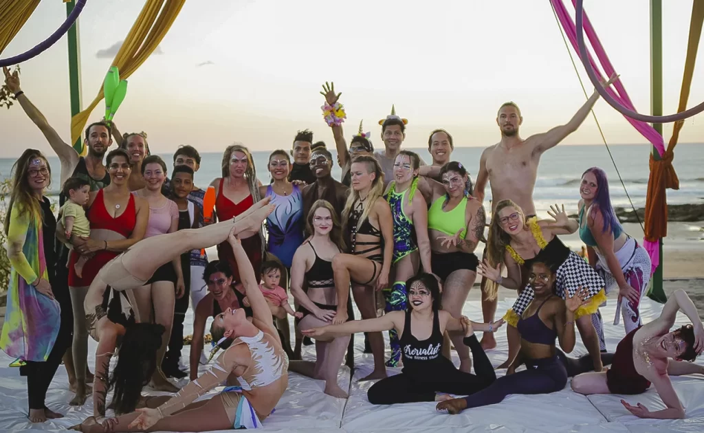 Acro Aerial Yoga Retreat at Magnific Rock Nicaragua